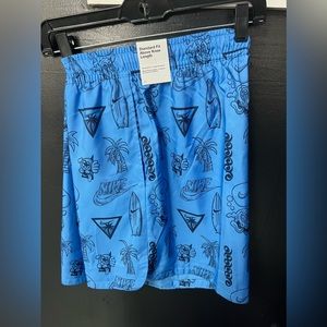 NIKE blue standard fit above knee length men’s shorts